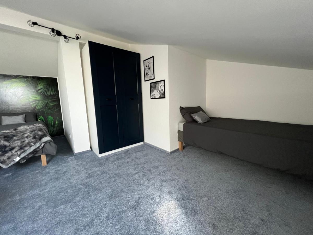 Loft Wohnung Appartement auf 2 Etagen, Nähe Neckar Neckarwestheim Exterior foto